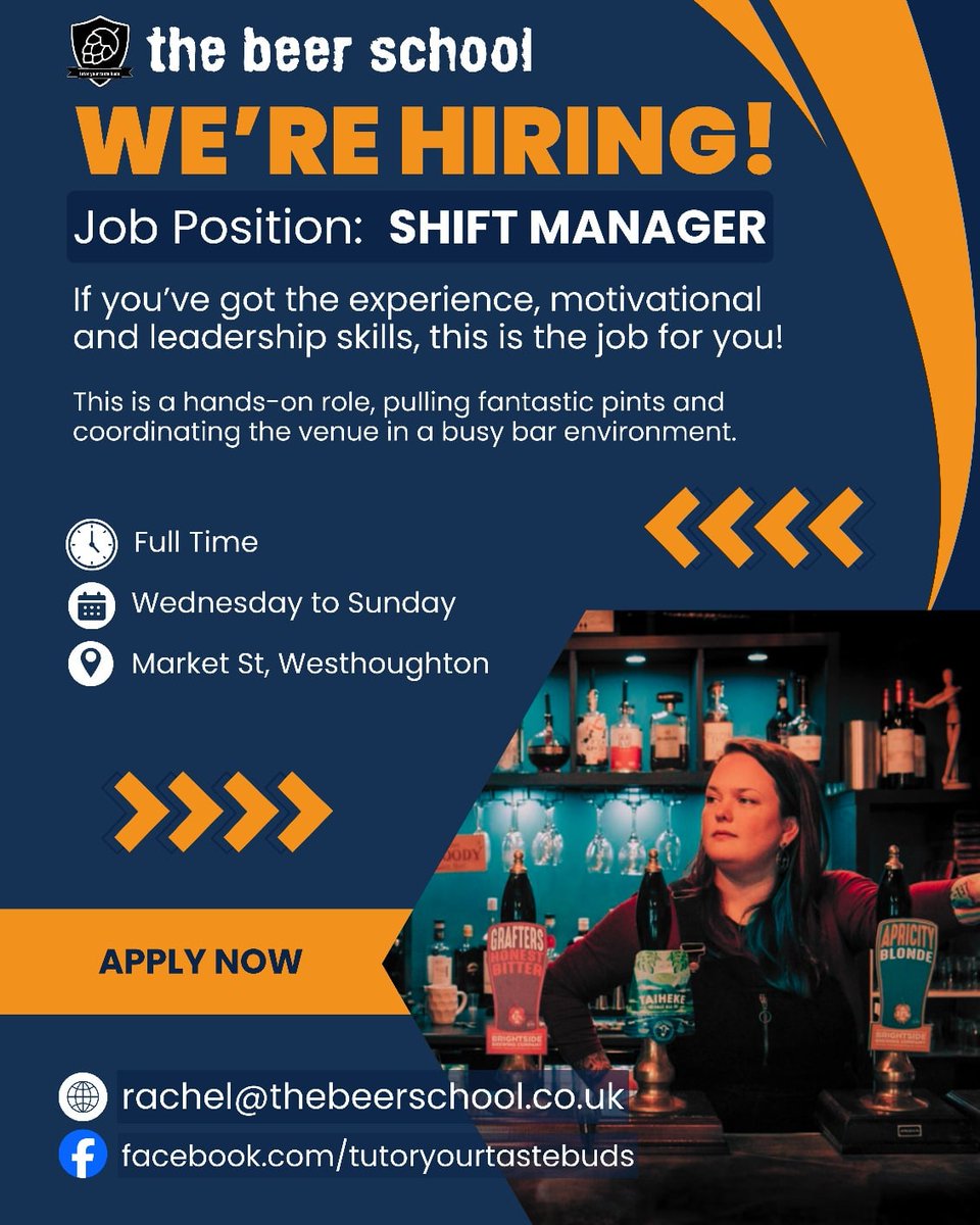 #jobvacancy #manager #ManagementSkills #experience #realale #beernerd #beergeek #lovebeer #hospitality #leadershipskills #hospitalityjob #hospitalityindustry #hospitalitymanagement #HospitalityExcellence #hospitalityjobs #leadership