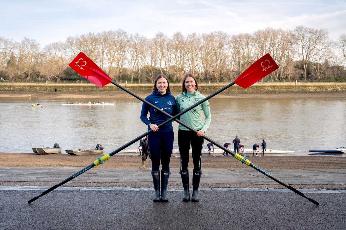 Proud to see @TheBHF's new partnership with @theboatrace and hear about twins and research scientists Catherine and Gemma King taking up the oars for opposing teams this year 🚣💪 - helping us save and improve more lives than ever before bhf.org.uk/what-we-do/new…