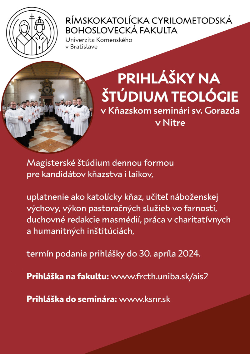 Srdečne pozývame ponoriť sa do duchovnej krásy teológie
frcth.uniba.sk/detail-aktuali…