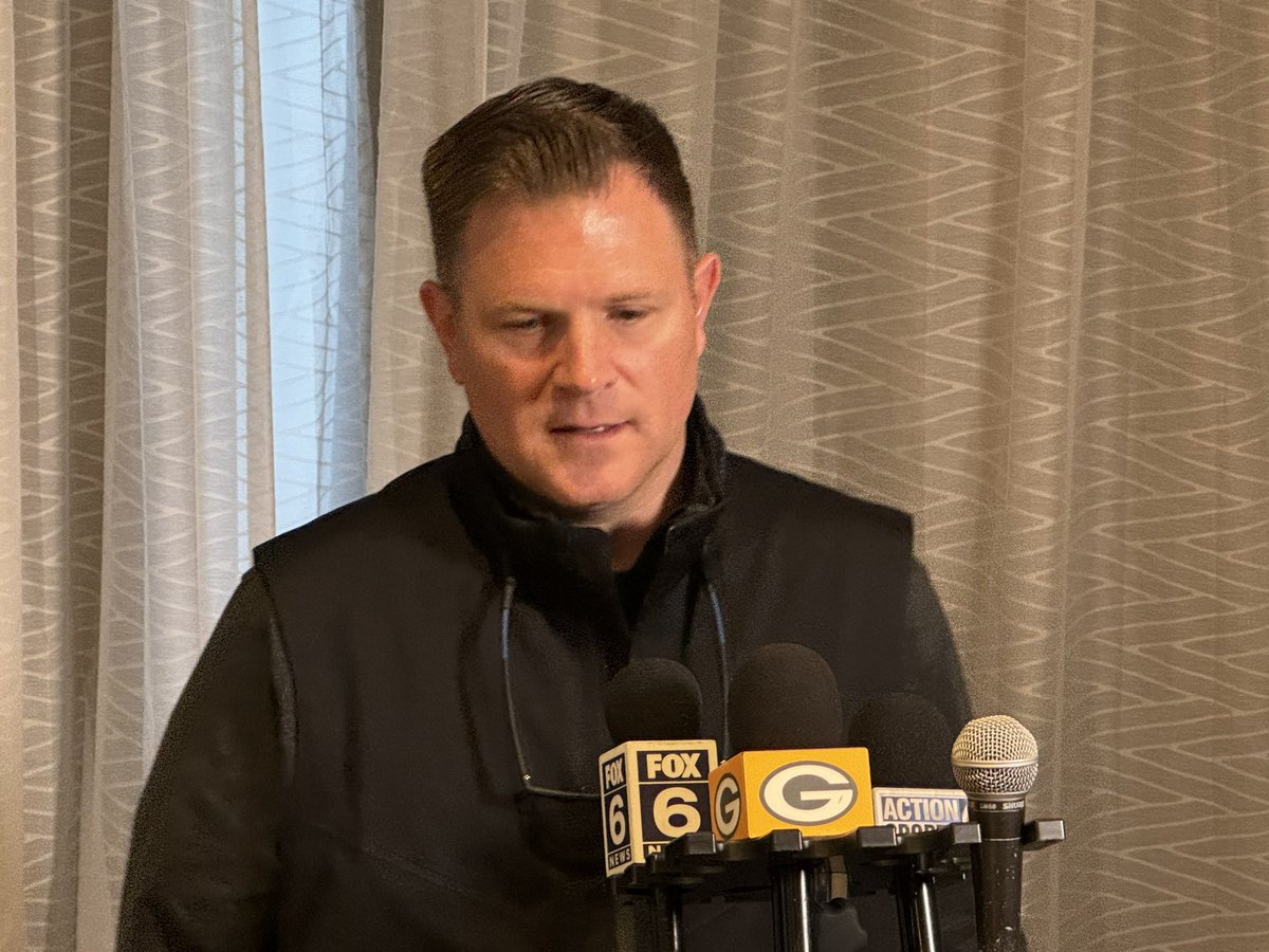 Just heard from #Packers GM Brian Gutekunst at the NFL Scouting Combine. He’s headed to the podium next to talk to national media. Written recap of his comments coming later today on packers.com