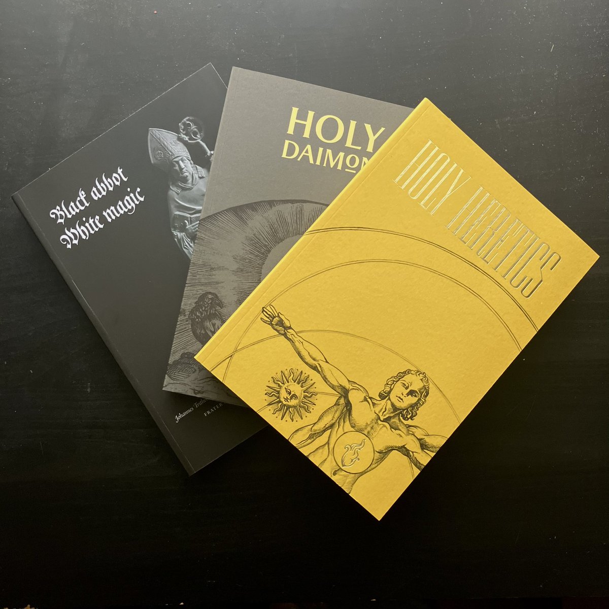 This holy trinity is fast becoming a modern classic amongst those searching for their Angel or Daimon. #occultbooks
 #holyguardianangel #daimon