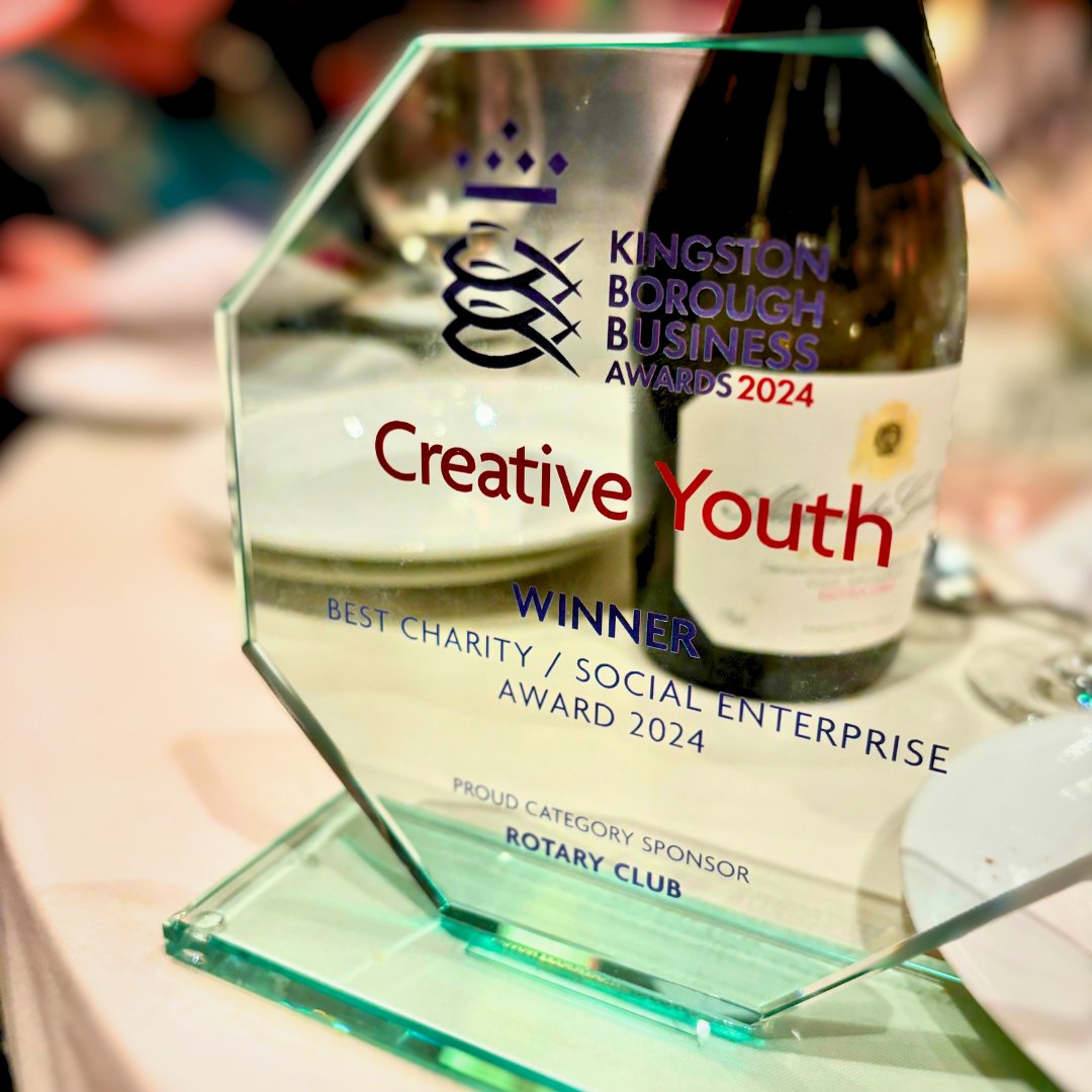 We are thrilled to share that we were awarded winner of the Best Charity/Social Enterprise Award at last week's Kingston Borough Business Awards🏆 A huge thank you to our amazing team, volunteers, board of trustees and all our young people that make it all possible 🩷