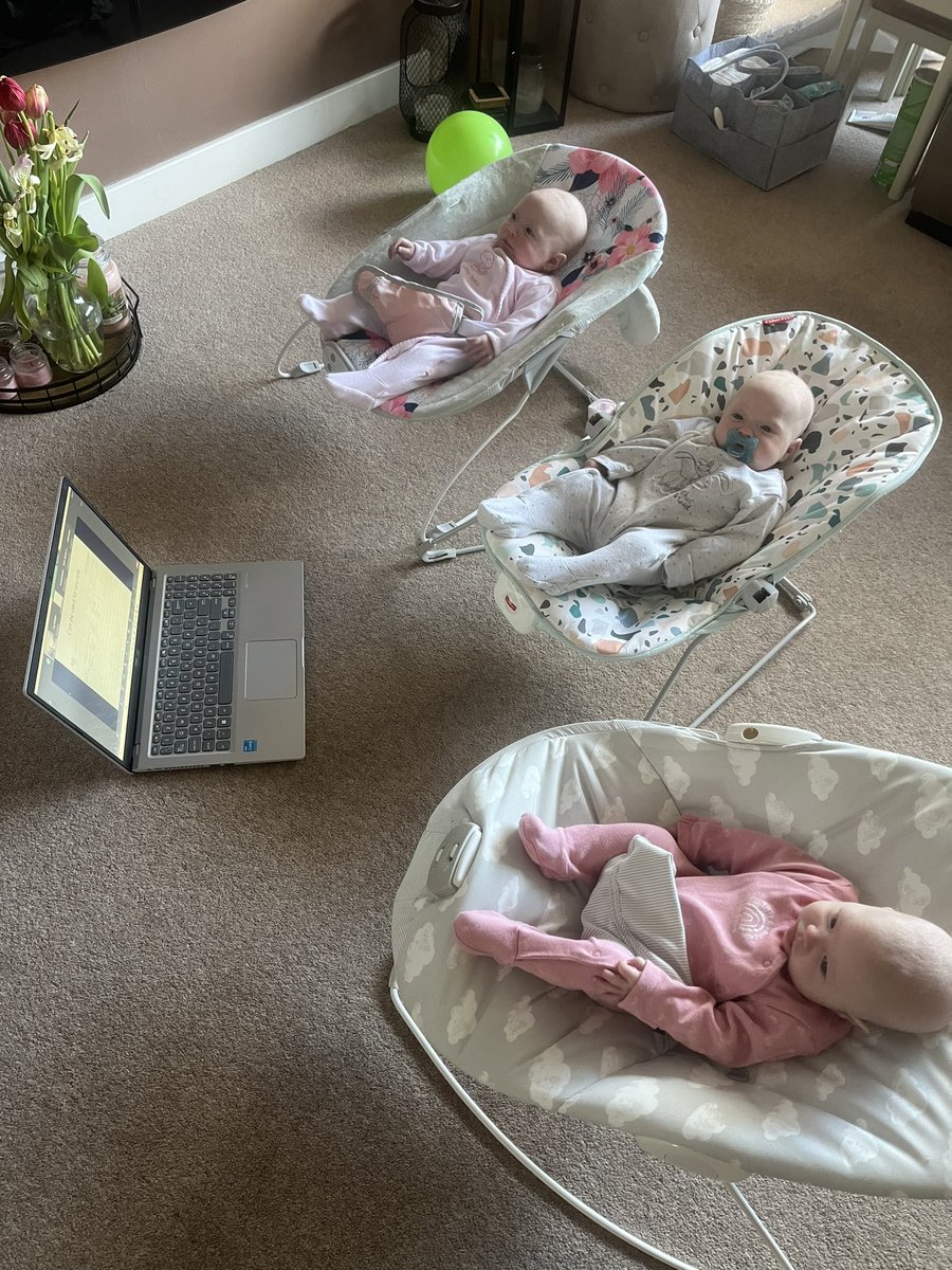 Willow, Nancie & Mabel enjoying an online course with mummy ❤️ A fantastic day of learning with @kinconnectltd #RubiesHairdressing #hairdressing #hairstyle #hair #hairsalon #learning #training #huddersfield