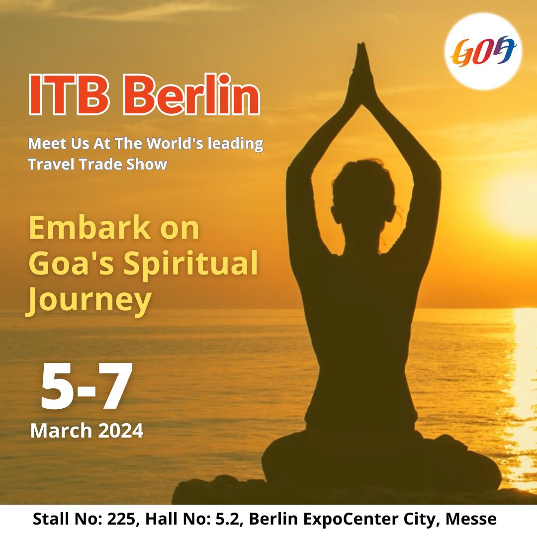 Embark on a spiritual journey through the vibrant heart of Goa at the world's leading travel trade show, ITB Berlin! Join us as we unveil the soul-stirring essence of Goa's spirituality amidst its lively culture and captivating landscapes. #GoaTourism #ITBBerlin #Goa