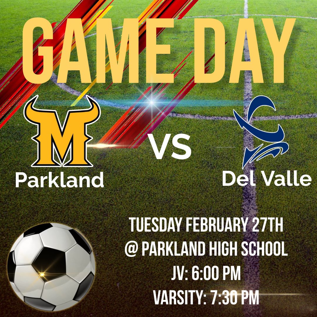 It’s game day!!! Tonight we will be visiting the Parkland Matadors. Let’s bring back the W boys!!! See y’all there!