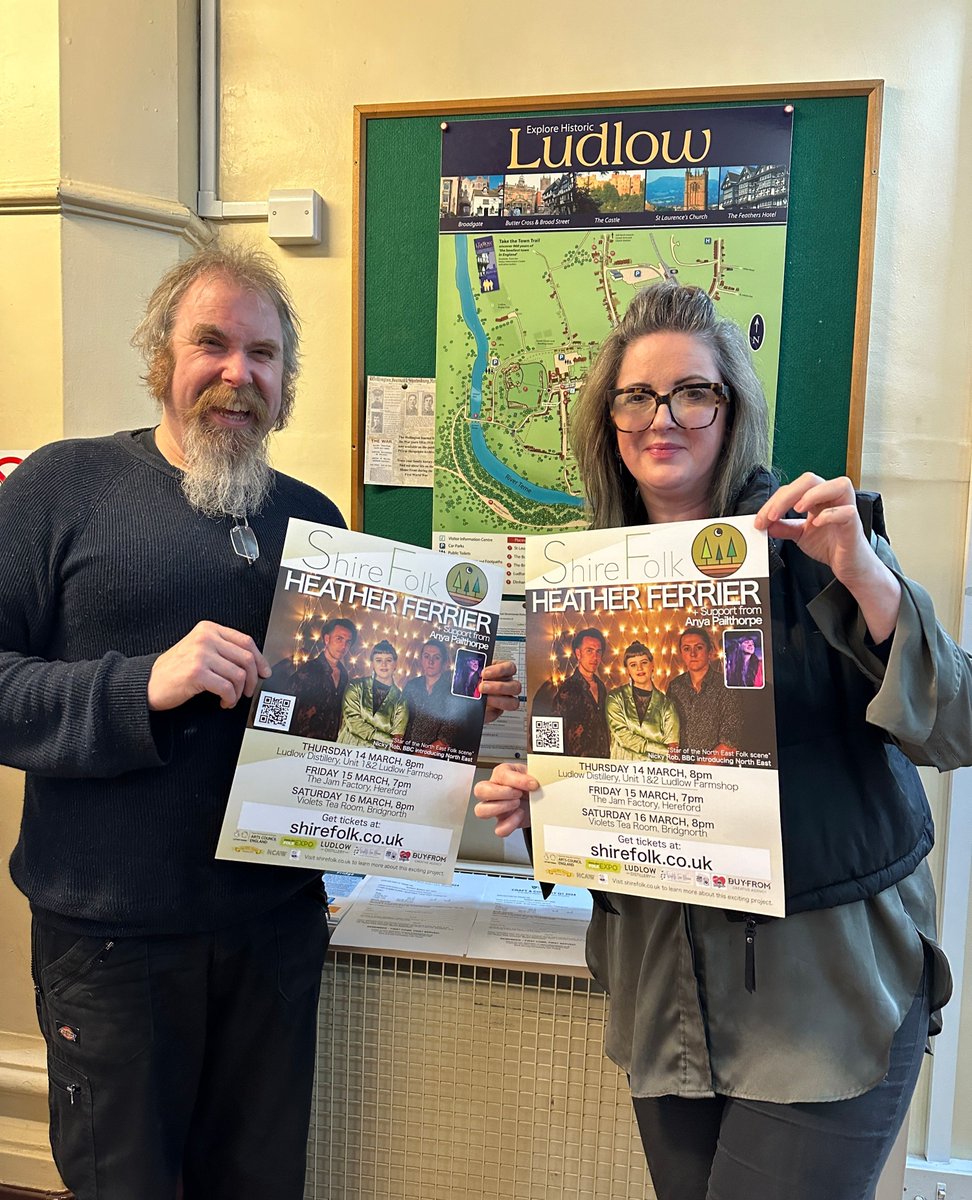 We had the lovely Westley visit us from @Shirefolk to promote their latest performance! ⁠ ⁠ Shire Folk is bringing some of the UK's finest emerging talent of the folk scene to the Marches region. ⁠ ⁠ #Loveludlow #visitludlow #visitshropshire