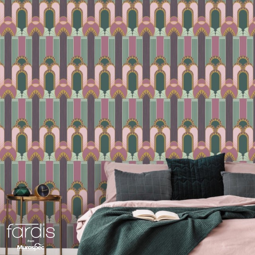 Dreamland - Influenced by the ‘Streamline Moderne’ genre, ‘Dreamland’ exudes the daring and bold architectural influence on design. 
 
Order your free samples: fardis.com/design/617-dre…

#Muraspec #Wallcoverings #Fardis #Wallpaper #Wallart #InteriorDesign