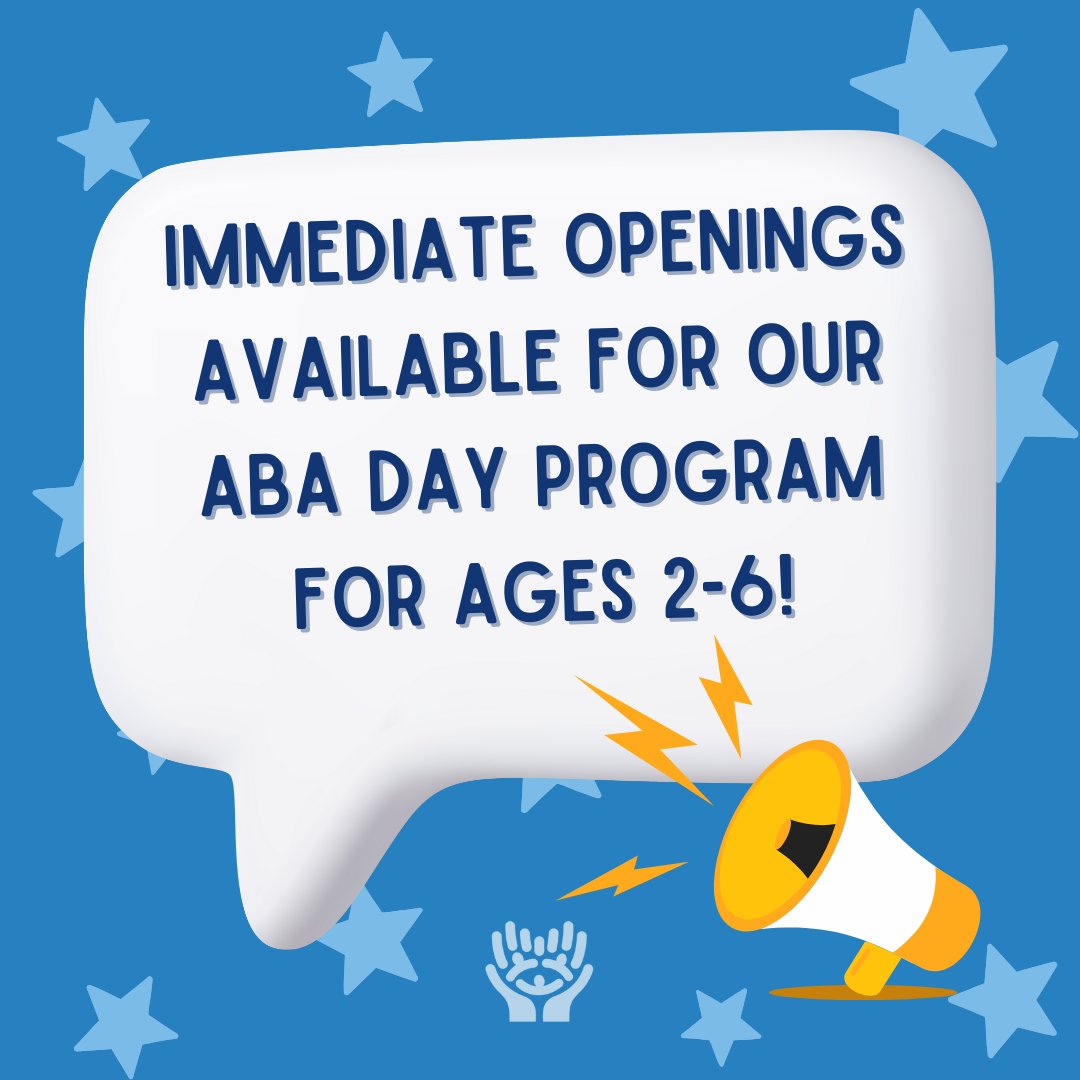 AutismFirstus's tweet image. 🌟 Immediate Openings Available! 🌟 

Looking for a nurturing and supportive environment for your child to thrive? Look no further! Our ABA Day Program, FIRST Steps Ahead, is now accepting immediate enrollments for children ages 2-6! 🎉 

#autism #ABAprogram #dayprogram