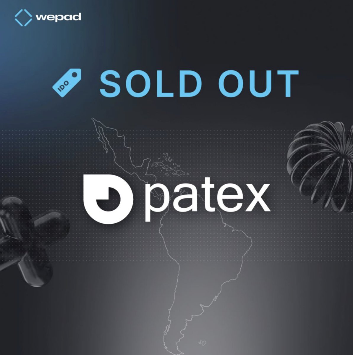 The WePad x @patex_ecosystem IDO is now completely SOLD OUT! 🚀 The FCFS round was sold out in 90 seconds 🔥 💸 Total raise: 150,000 USDT 🙋 Participants: 1503 Congratulations to anyone who got in, and thank you for your participation! Stay tuned for claiming and listing…