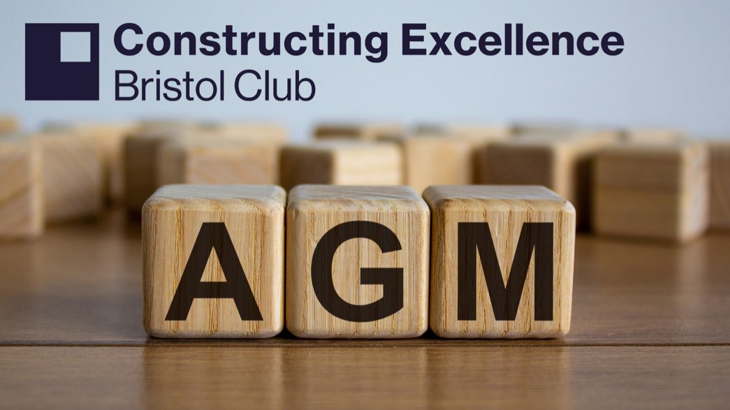 We are holding our annual AGM to discuss plans for the year and nominate next year’s committee.

Please do come along if you would like to be part of the committee.

Date: 19th March
Time: 3:00pm - 4:30pm
Venue: Bruges Salmon Office

Book your free place: constructingexcellencesw.org.uk/event/bristol-…
