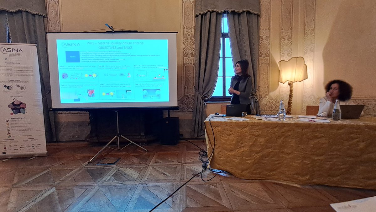 asina-project (@asinaproject) on Twitter photo The choice of materials to be studied in ASINA was the first step of WP1 "MATERIAL QUALITY DESIGN CRETERIA". Benchmark nanomaterials as well as representative of the two value chains were chosen as case studies. π₯
Magda Blosi (<a href="/CNRsocial_/">CNR Consiglio Nazionale delle Ricerche</a>) is showing WP1 final results.
#CNRistec The choice of materials to be studied in ASINA was the first step of WP1 "MATERIAL QUALITY DESIGN CRETERIA". Benchmark nanomaterials as well as representative of the two value chains were chosen as case studies. π₯
Magda Blosi (<a href="/CNRsocial_/">CNR Consiglio Nazionale delle Ricerche</a>) is showing WP1 final results.
#CNRistec