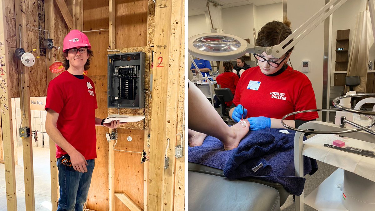 Congrats to @alcdsb_oyap students Billy Baes and Katarina Ralf, for placing gold at the @LoyalistCollege Skills Competition on Monday. The grade 11 @StTSecondary students competed against 70+ students from 4 local school boards. Details: bit.ly/3SXgppD #SkilledTrades