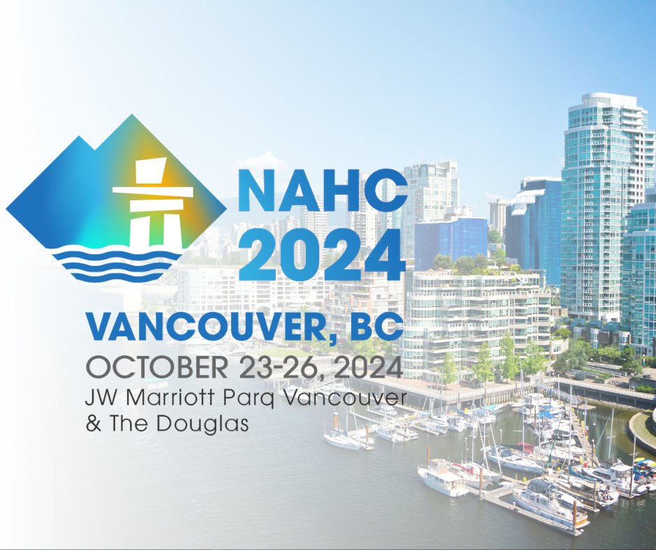 #NAHC2024 Save the date: Oct 23-26, 2024 Vancouver, B.C. at JW Marriott Parq Vancouver &amp; The Douglas. High-quality education, networking &amp; top vendors await.
🔜 Registration &amp; hotel block details coming soon.
bit.ly/49r2IpR

#HousingCooperatives #NAHC #AnnualConference