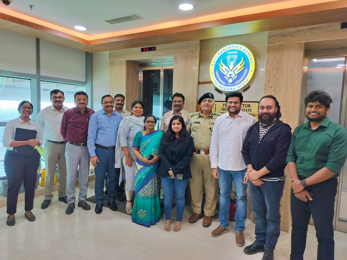 📲 We are excited to announce our collaboration with @TS_NAB  to deploy a Drug Consumption Assessment Tool via WhatsApp bot which will assist teachers &amp; parents to identify early signs of drug consumption in students. 
👥 <a href="/jayesh_ranjan/">Jayesh Ranjan</a> | <a href="/ramadevi_lanka/">Rama Devi Lanka</a>