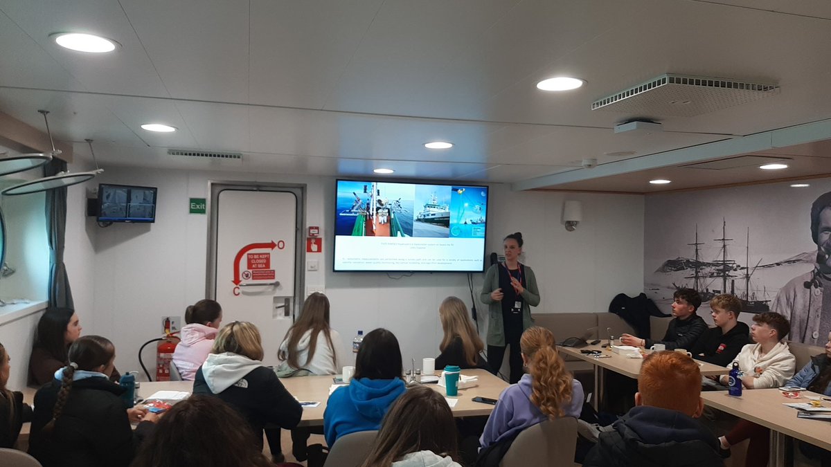 Marine Institute Research Vessels (@rvmarineinst) on Twitter photo Final presentation this afternoon for <a href="/MarineInst/">Marine Institute</a> #TY2024 day two. Dr. Catherine Jordan explors remote sensing and how its used in #Marine #Science #satellitedata. <a href="/CopernicusEU/">Copernicus EU</a> <a href="/NASAOcean/">NASAOcean</a> <a href="/jorrrdy/">Catherine Jordan, PhD</a>. #seeittobeit #STEM Final presentation this afternoon for <a href="/MarineInst/">Marine Institute</a> #TY2024 day two. Dr. Catherine Jordan explors remote sensing and how its used in #Marine #Science #satellitedata. <a href="/CopernicusEU/">Copernicus EU</a> <a href="/NASAOcean/">NASAOcean</a> <a href="/jorrrdy/">Catherine Jordan, PhD</a>. #seeittobeit #STEM
