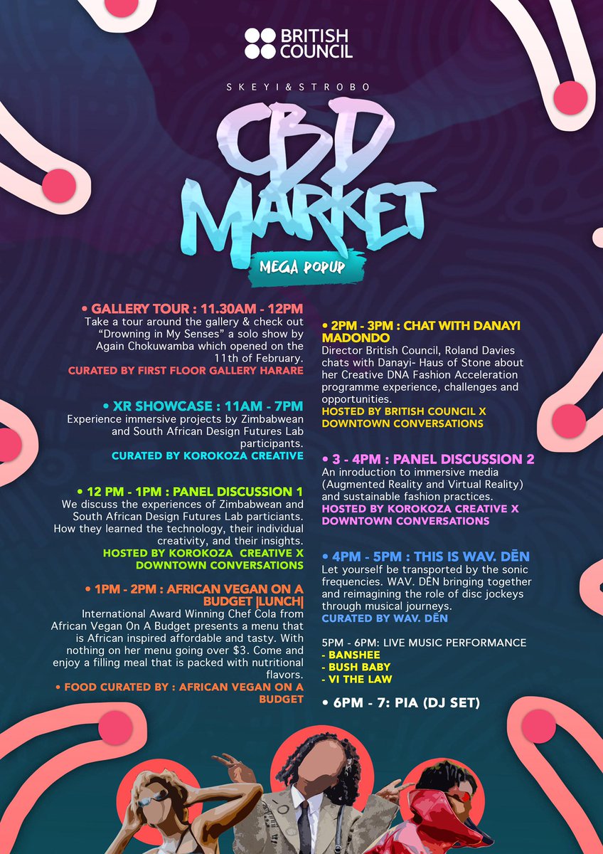 UlenniOka's tweet photo. Here is the programme for this Friday. #CBDMarket #CBDfridays #CreativeEconomyWeek https://t.co/qKK2EvSnNT