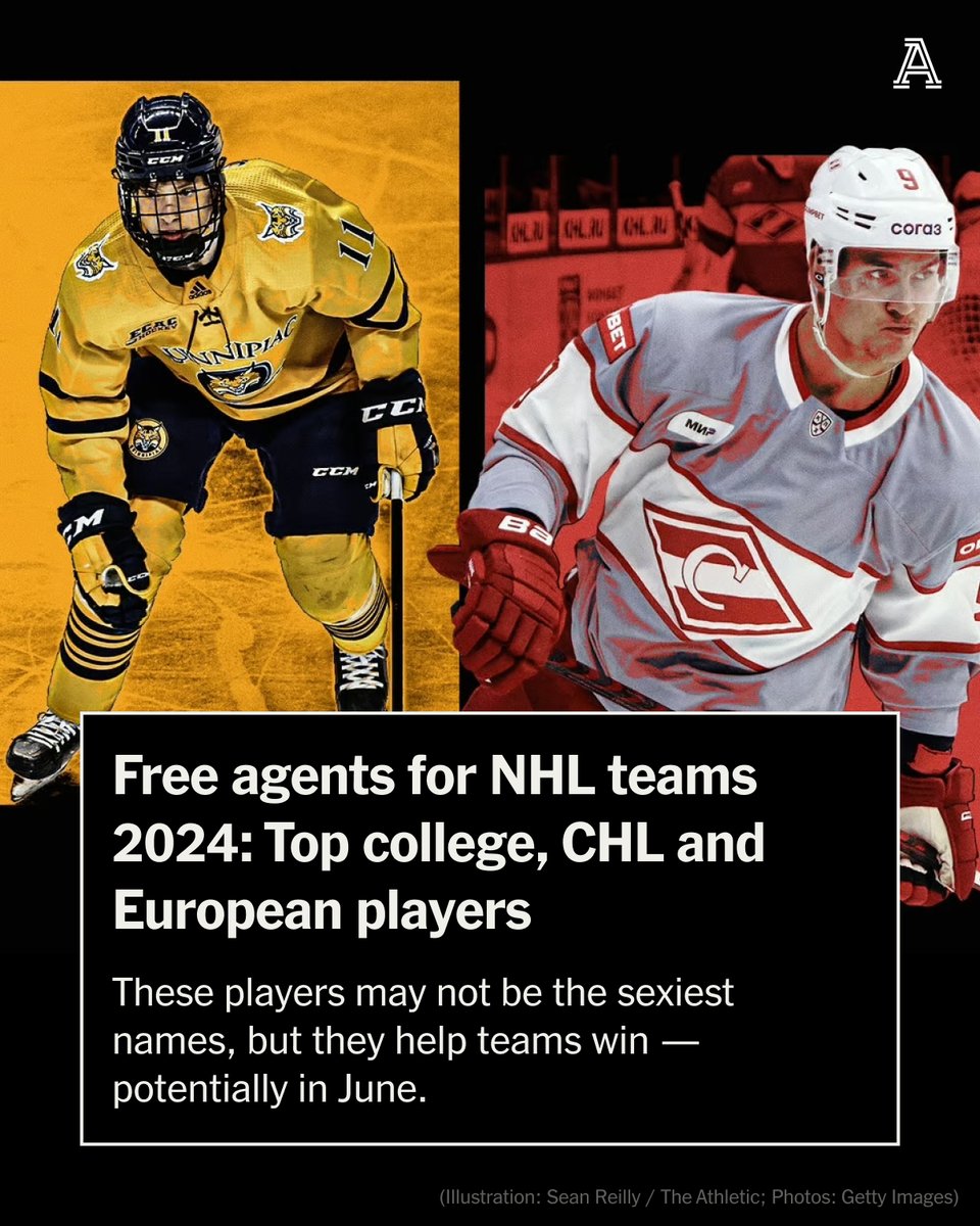 CHL, NCAA and other free agents will trickle out of the European leagues to join NHL teams for the stretch run. Which players are the most attractive adds for the 32 clubs? @coreypronman analyzes ⤵️ theathletic.com/5286868/2024/0…