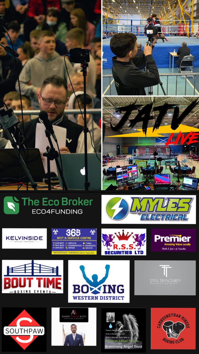<a href="/JATVLive/">JATV Live</a> is a Scottish Boxing Live Stream &amp; Social Media Company and host of the Scottish Boxer of the Year Awards. 

Facebook.com/JATVLive 
YouTube.com/@JATVLive
Instagram.com/JATVLive 

Visit our website for booking, event and sponsorship information