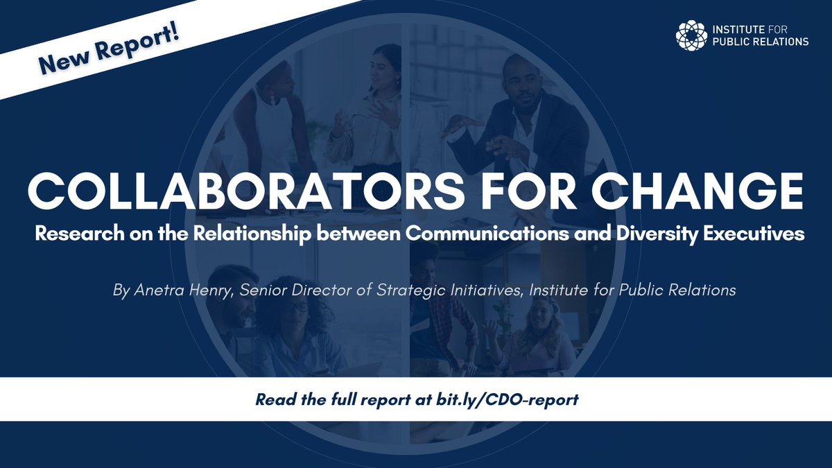 🌐📊 Explore the relationship between CDOs and CCOs shaping the DEI landscape in our latest report, 'Collaborators for Change: Research on the Relationship between Communications and Diversity Executives,” sponsored by @Omnicom Group. buff.ly/3IkMYbP 🔍
