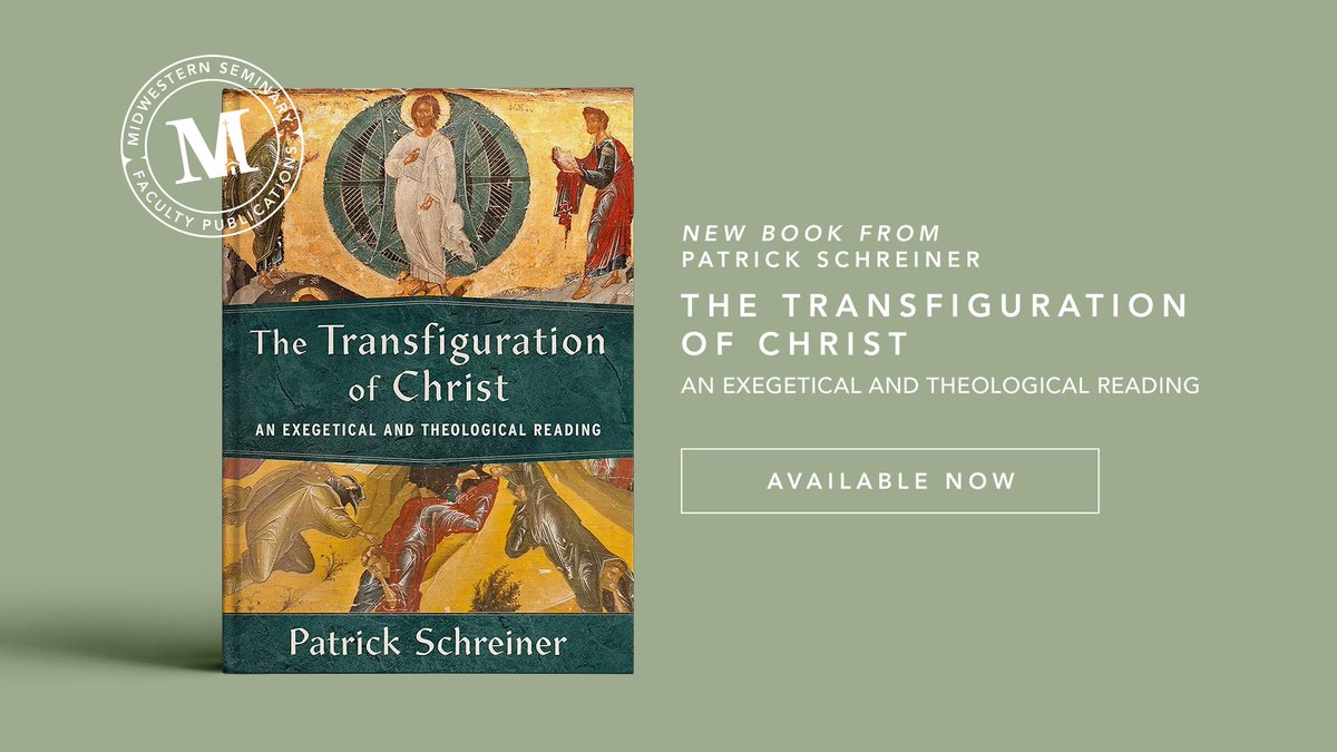 Don't miss the Sword and Trowel Book Talk TODAY from 1-2pm featuring Patrick Schreiner, as he discusses his latest book release, "Transfiguration of Christ".

Engage with Dr. <a href="/pj_schreiner/">Patrick Schreiner ☧</a> during the audience Q&amp;A and stay after the event to get your book signed!