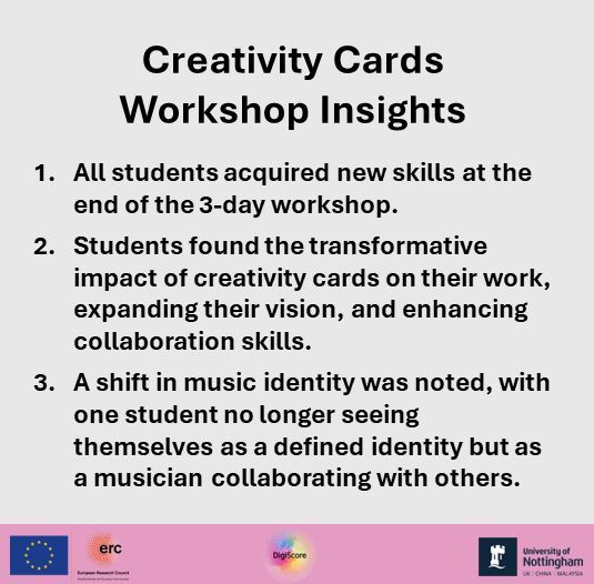 We're incredibly excited about the potential of the digital score creativity cards. A recent workshop at the Cimarosa Conservatory in Italy highlighted just how transformative the cards can be for musical composition. Find out more: buff.ly/48f7bKY #composers #musicmaking