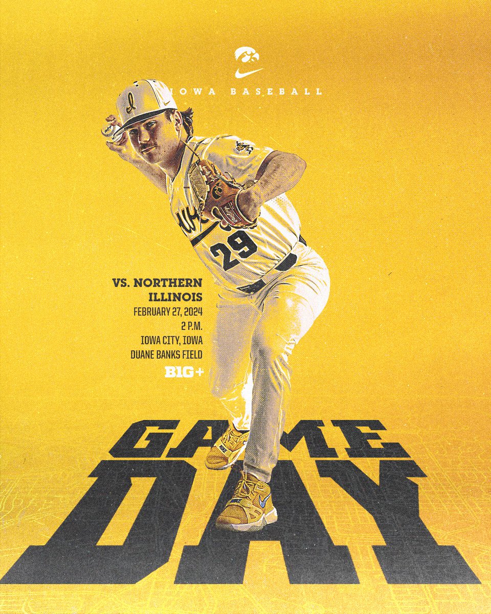 Let's play some baseball

#Hawkeyes