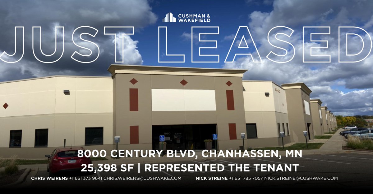 Great deal in Chanhassen! If you need more space give me a call, 651-373-9641. Thanks