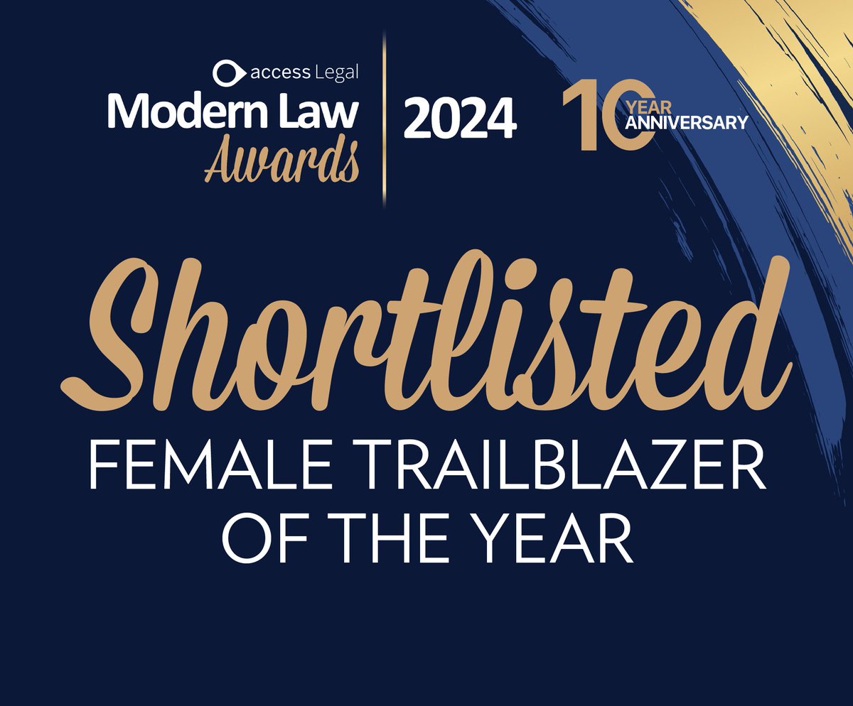 Head of Family, @AlisonLeivesley, is shortlisted for Female Trailblazer of the Year at the Modern Law Awards. We’re incredibly proud of Alison and pleased to see her hard work recognised! bindmans.com/knowledge-hub/… #modernlawawards #familylaw #familylawyer
