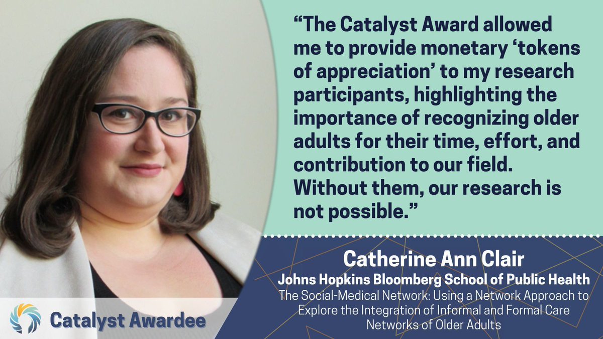 National Academy of Medicine (@thenamedicine) on Twitter photo To embed input from older adults, Awardee <a href="/CatherineAClair/">Catherine A Clair</a> used funds to compensate research participants & glean real-world data to understand the quality of networks older people have to support their health. Learn more & apply for a Catalyst Award—bit.ly/42zhzMg To embed input from older adults, Awardee <a href="/CatherineAClair/">Catherine A Clair</a> used funds to compensate research participants & glean real-world data to understand the quality of networks older people have to support their health. Learn more & apply for a Catalyst Award—bit.ly/42zhzMg