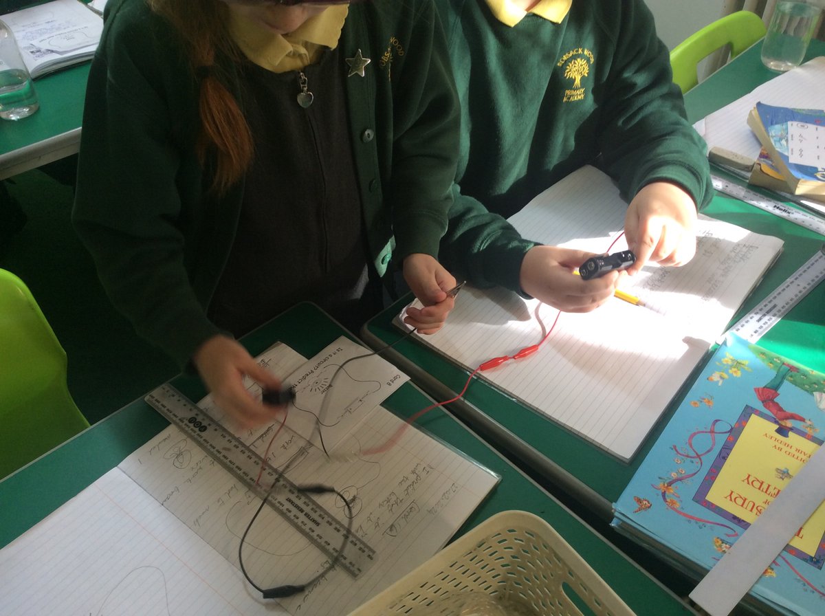 MrsDaniel_RSW's tweet photo. Birch Class spent this afternoon building circuits to identify what they need to make a complete circuit. They then tried swapping out components, batteries etc to discover different permutations for a working circuit. https://t.co/ny9gncfhYq