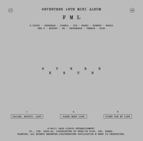 AboutMusicYT's tweet photo. 'FML' by SEVENTEEN was named as the best selling album around the world in 2023 (via IFPI). https://t.co/qgcQaJsAsS