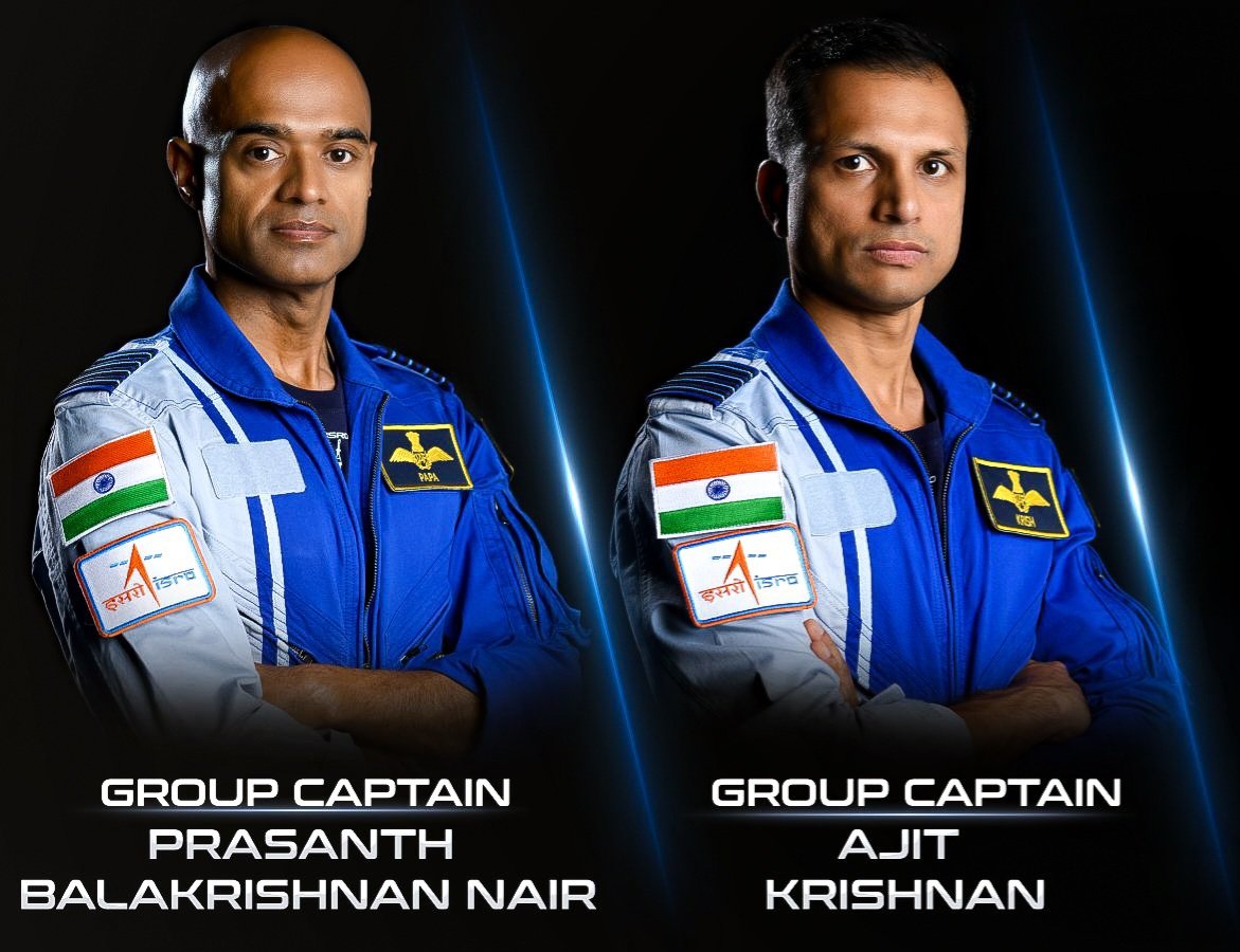 India’s First Astronaut Quartet for #GaganyaanMission 🚀🇮🇳 
@IAF_MCC
#ISRO