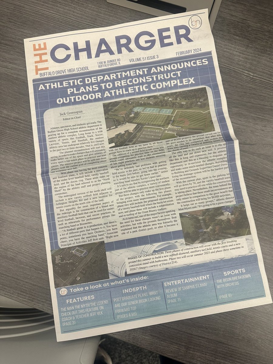 BGHS Charger (@chargerbghs) on Twitter photo Our latest issue is out NOW! Grab one in the halls of <a href="/BG_Bison/">BG_Bison</a> today! ποΈπ¦¬<a href="/BGHSPrincipal/">Jeff Wardle</a> <a href="/Bisonread/">Susan Sangwa</a> <a href="/BGN_bghs/">Buffalo Grove Network</a> <a href="/MissShakespehr/">Mrs. McCleish ππ°π</a> @BGHSLibrary <a href="/UnspokenHerd/">TheUnspokenHerd</a> <a href="/jmaraldo/">Jill Maraldo, Ed.D.</a> <a href="/District214/">District 214</a> Our latest issue is out NOW! Grab one in the halls of <a href="/BG_Bison/">BG_Bison</a> today! ποΈπ¦¬<a href="/BGHSPrincipal/">Jeff Wardle</a> <a href="/Bisonread/">Susan Sangwa</a> <a href="/BGN_bghs/">Buffalo Grove Network</a> <a href="/MissShakespehr/">Mrs. McCleish ππ°π</a> @BGHSLibrary <a href="/UnspokenHerd/">TheUnspokenHerd</a> <a href="/jmaraldo/">Jill Maraldo, Ed.D.</a> <a href="/District214/">District 214</a>