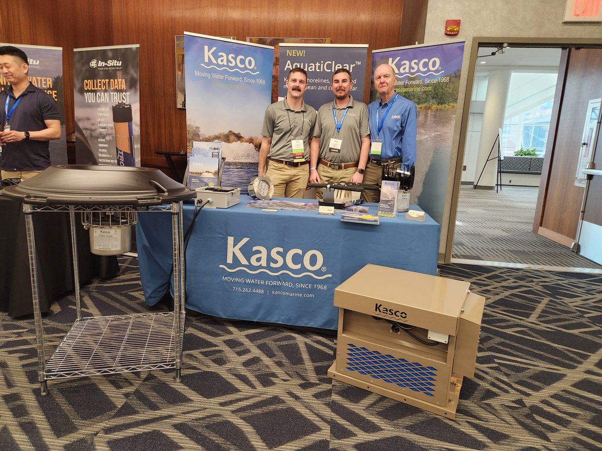 Our team is exhibiting at the MAPMS Annual Conference in Columbus, Ohio! They would be delighted to welcome you to our booth and share how Kasco can keep your water moving forward.💧➡️