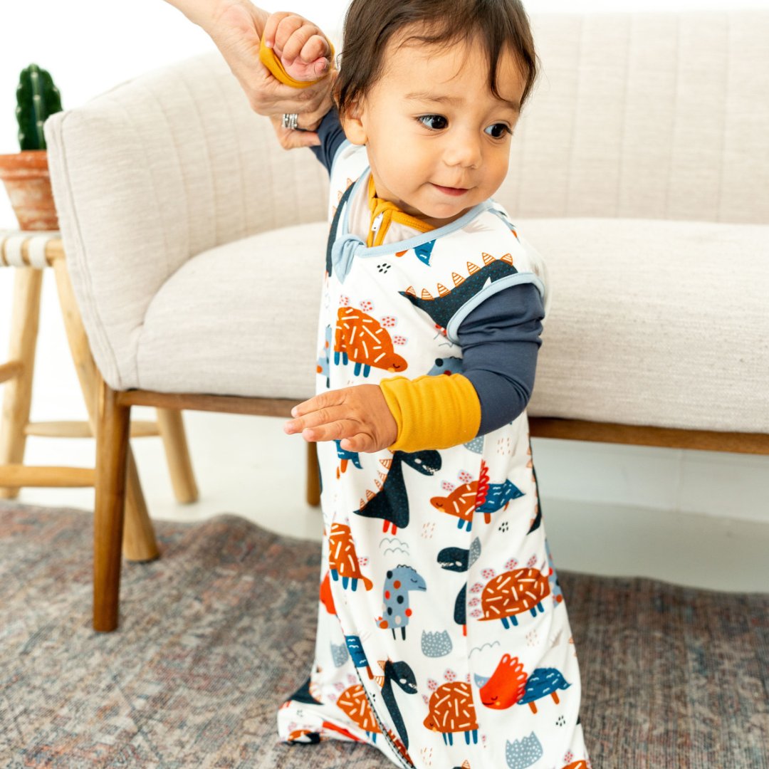 Dinosnooze pairs well with Dinosnooze jams and Jeff jams (shown)!