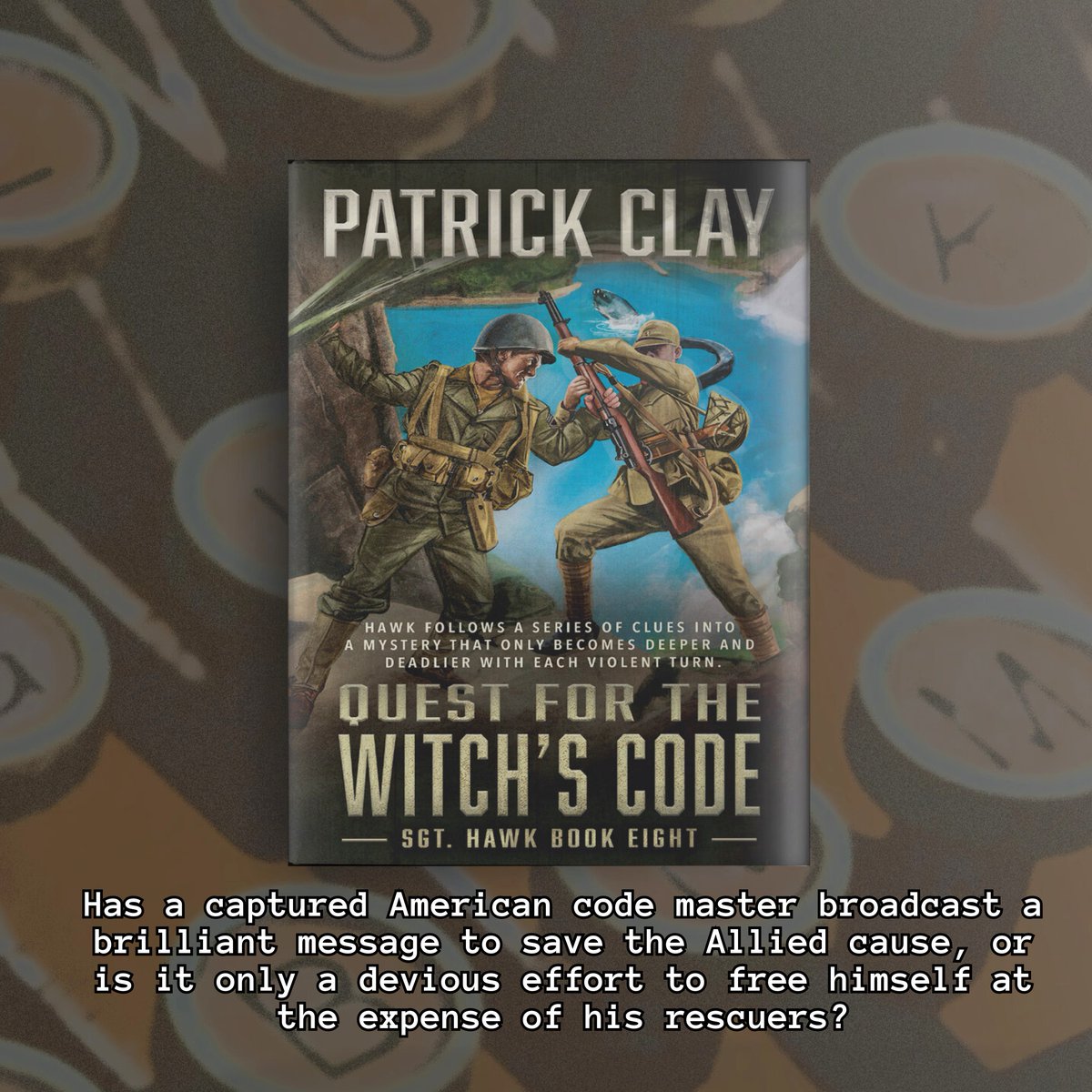 RoughEdgesPress's tweet image. 🔒🔍 A CODE MASTER’S MESSAGE! Sergeant Hawk is guided by a mysterious witch doctor and receives unexpected assistance from Vera Orr. Is it a trap? 

Save this post for its release on March 5th or pre-order your copy today!

#CodeMaster #AlliedCause