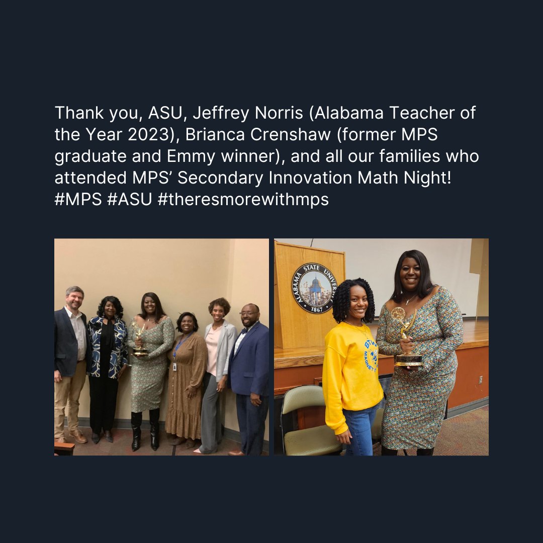 #MPS # ASU #@MPSAL #theresmorewithMPS