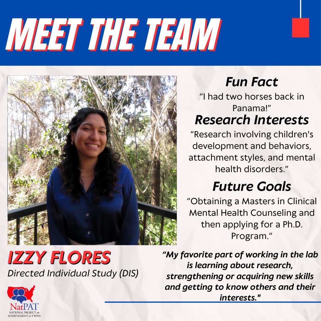 Happy Tuesday! Meet one of our awesome DIS students, Izzy Flores! 🐴🧠