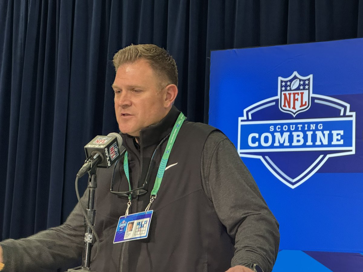 #Packers GM Brian Gutekunst now at the podium at NFL Scouting Combine