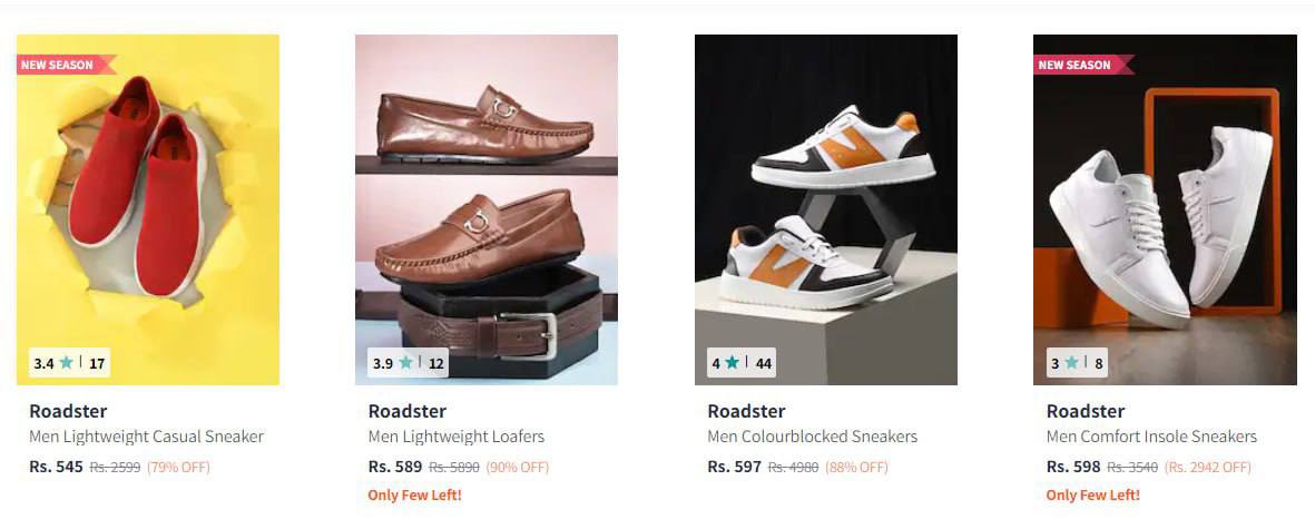 Roadster Sneakers & Casual shoes sale - discounted price | FASHIOLA INDIA