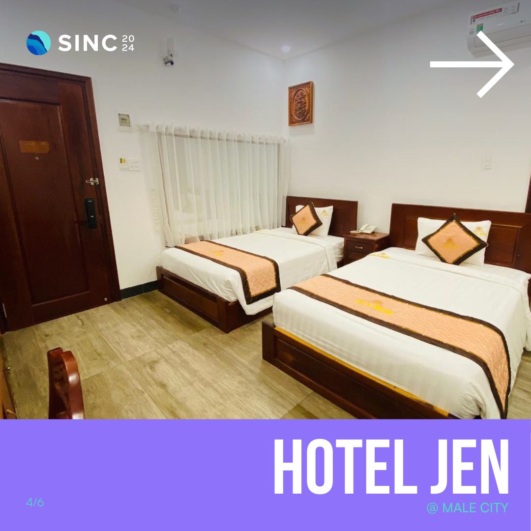 We’re thrilled to unveil our accommodation partners for SINC 2024! Attendees can now take advantage of exclusive special rates from our incredible partners. 🌟 Book your SINC tickets at sinc2024.com to receive your conference specific discounts via email 🏨✨