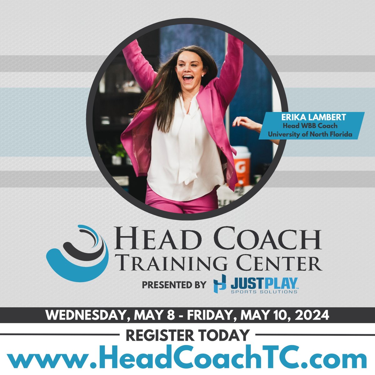 Don’t miss out on learning from @OspreyWBB Head Coach @coach_elambert at #HCTC24 & #ACTC24! Off-the-court career development for 🏀 coaches in ☀️! Register Now: buff.ly/3u74PQh