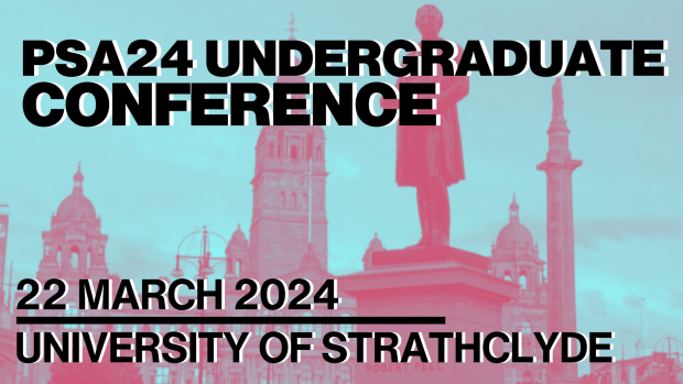 🚨 Calling all undergrads! Our Undergraduate Conference will be taking place on 22 March at the University of Strathclyde! We're currently accepting proposals for presentations. This is a fantastic chance to boost your CV and network 🤩 Find out more: psa.ac.uk/events/undergr…