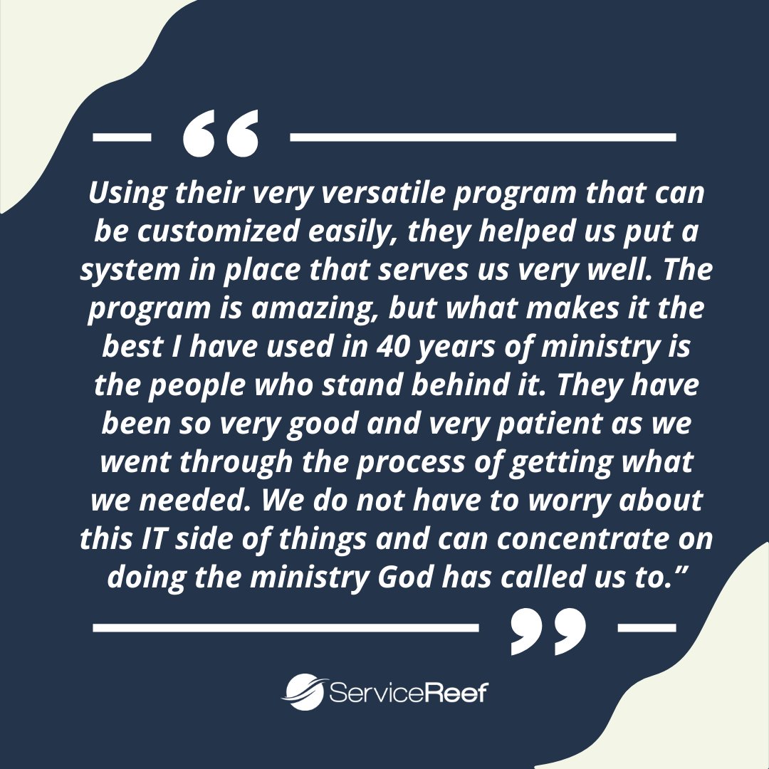 ServiceReef's tweet image. #TestimonyTuesday