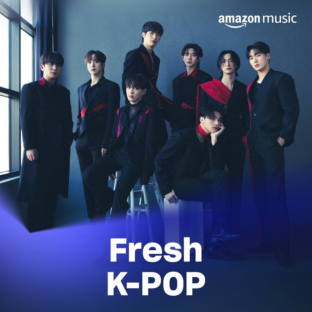 [📢] Amazon Music (@amazonmusicjp) のプレイリスト「Fresh K-POP」のカバーにATEEZが登場！ JAPAN 3RD SINGLE 「NOT OKAY」と併せて、ぜひチェックしてください！ amzn.to/3OsyTh9   #NOT_OKAY #ATEEZ #에이티즈 #エイティーズ