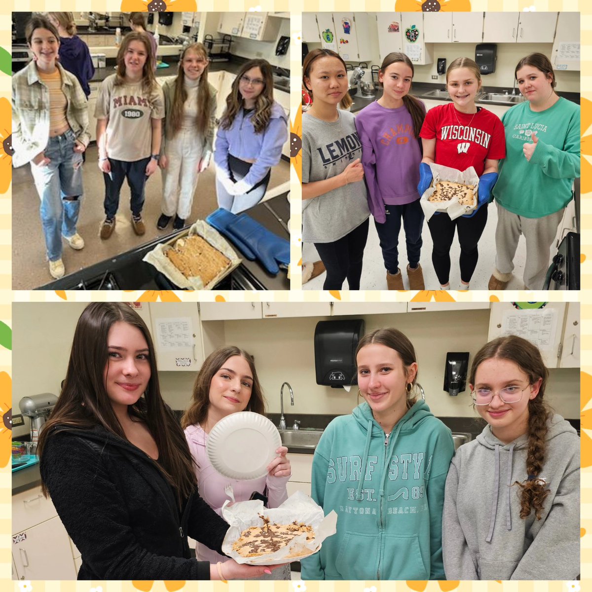 LHS had its first Baking Club lab!! Shout out to our amazing exec board! So proud!! <a href="/LHS210Wilcoxen/">Meghan Wilcoxen</a> #WeAreLemont #CTEMonth