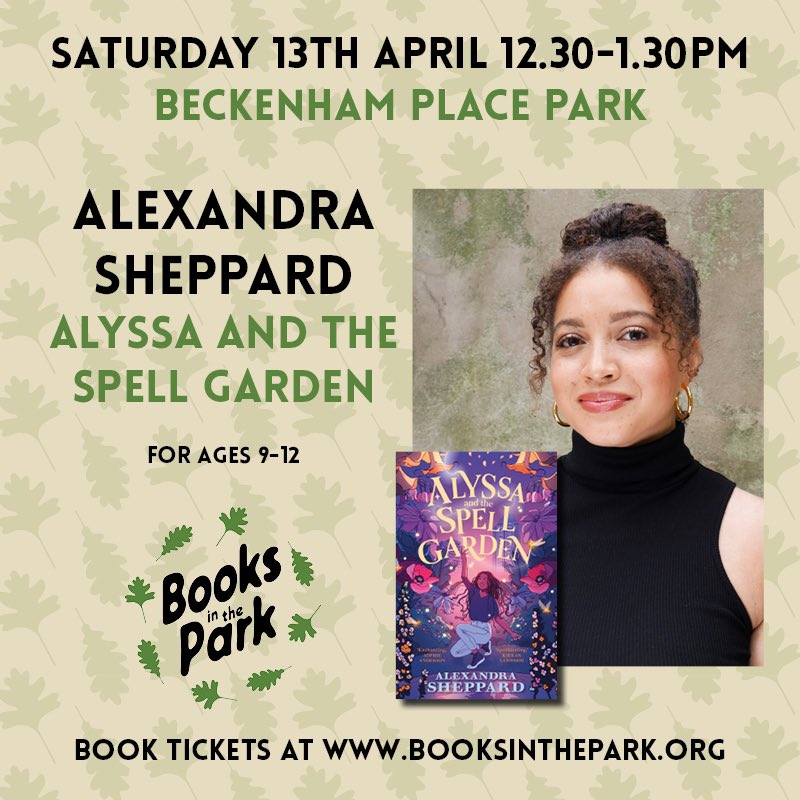 Go on a magical adventure with @alexsheppard as she introduces us to Alyssa and the Spell Garden ✨ Saturday 13th April, 12.30pm @BeckenhamPark Get your tickets here: ticketsource.co.uk/whats-on/becke…