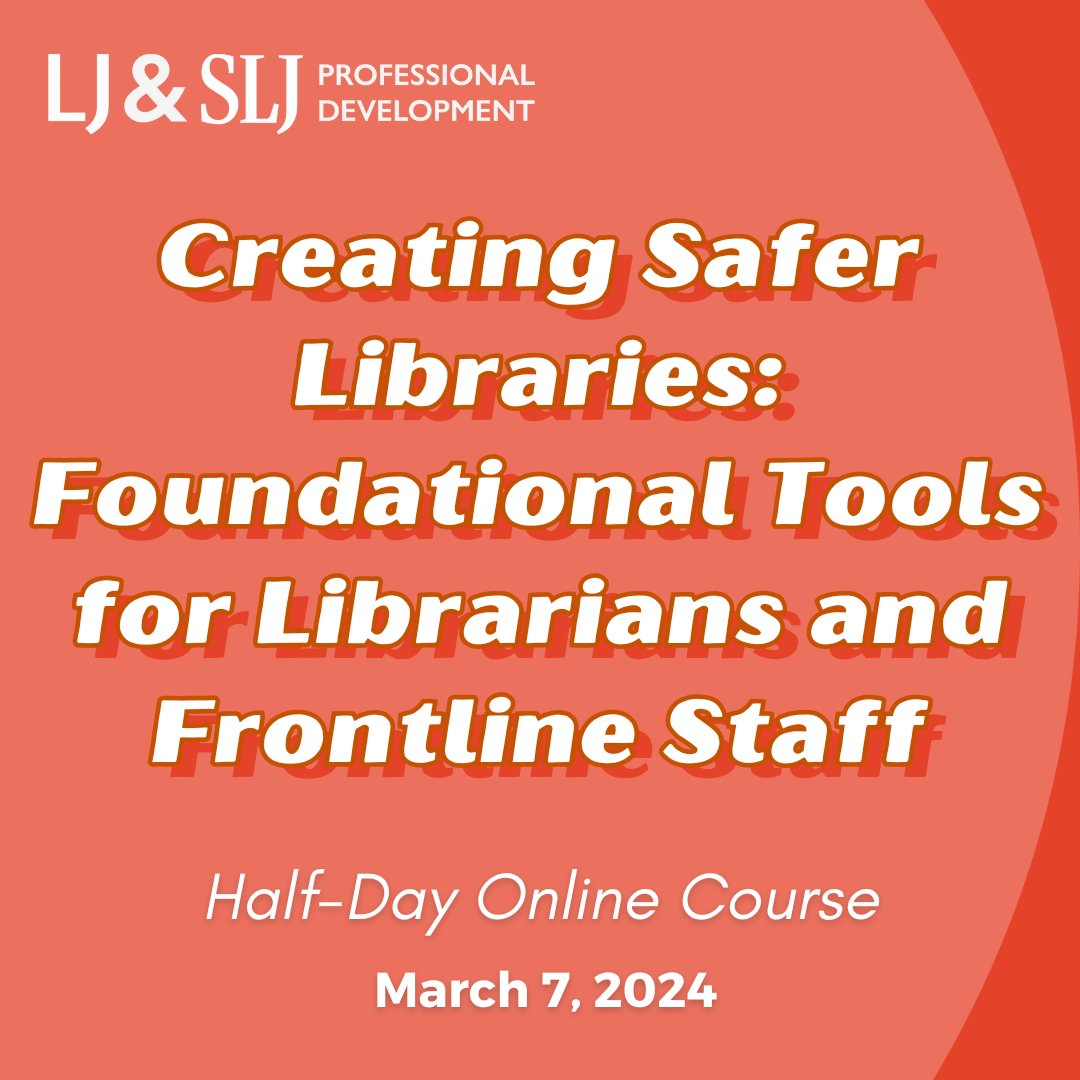 LJ_SLJEvents's tweet image. Our program will equip you with tools to respond to security issues, conflicts, and other moments of high-tension. 

Register today: hubs.la/Q02m524T0
#safelibraries #publiclibraries #schoollibraries