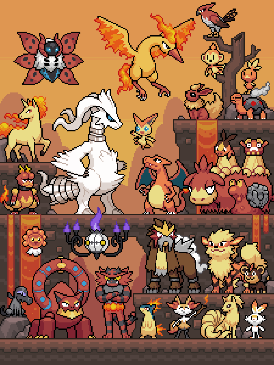 dragumagu's tweet photo. #PokemonDay !

#pokemon #pixelart #ドット絵 https://t.co/NaLQhI9u25