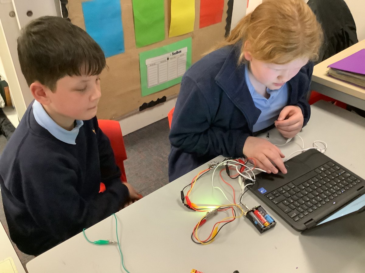 I’m Year 5, we’ve been using code to program a Crumble. We connected it to a sparkle and were successful in creating a looped, flickering light show. <a href="/Inspire_Compute/">Inspire Computing</a>